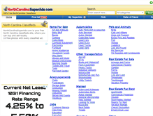 Tablet Screenshot of northcarolinasuperads.com